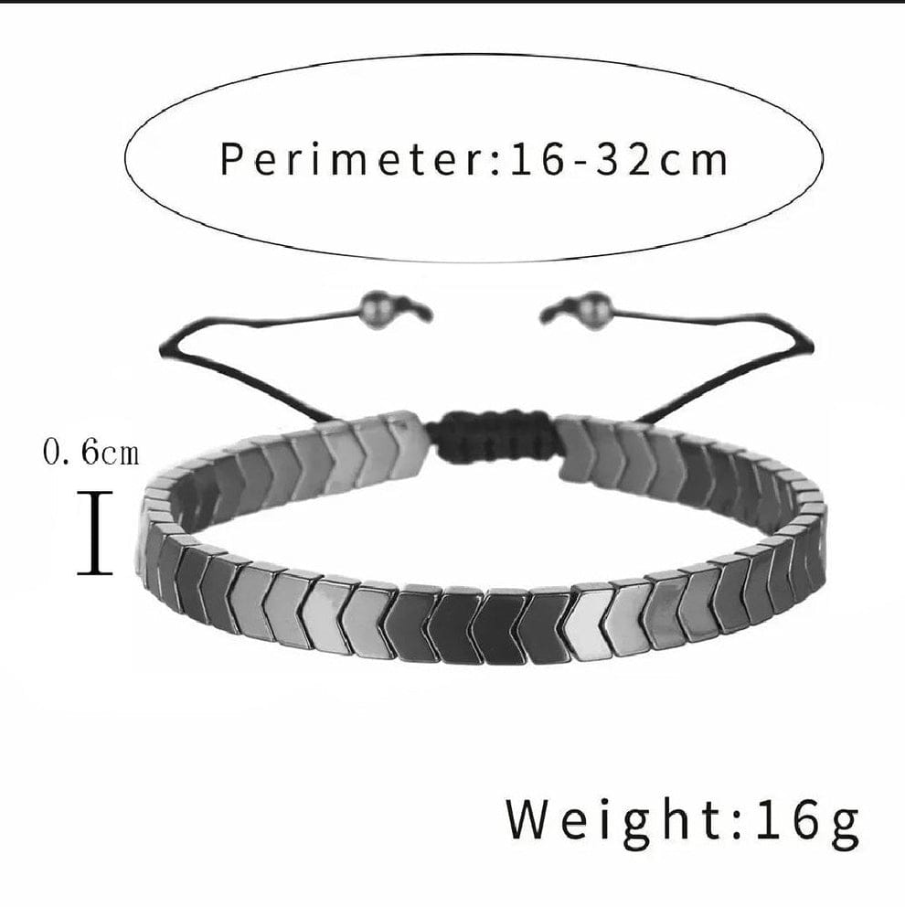 Hematite Arrows Bracelet - Unisex Energy Stone