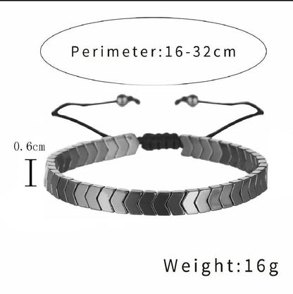Hematite Arrows Bracelet - Unisex Energy Stone