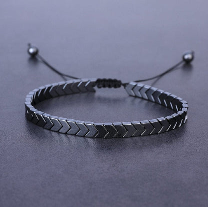 Hematite Arrows Bracelet - Unisex Energy Stone