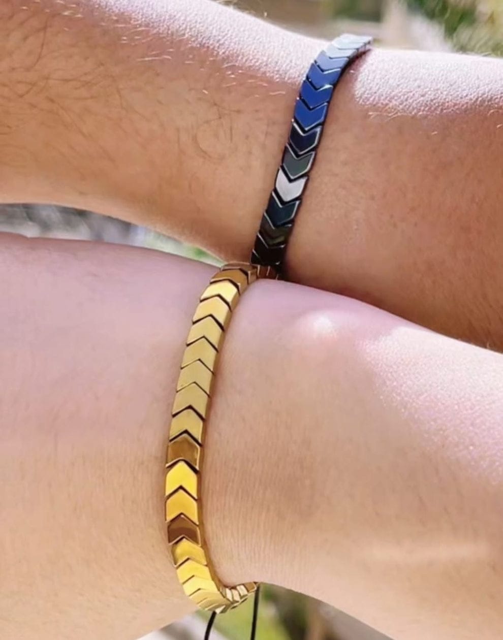 Hematite Arrows Bracelet - Unisex Energy Stone